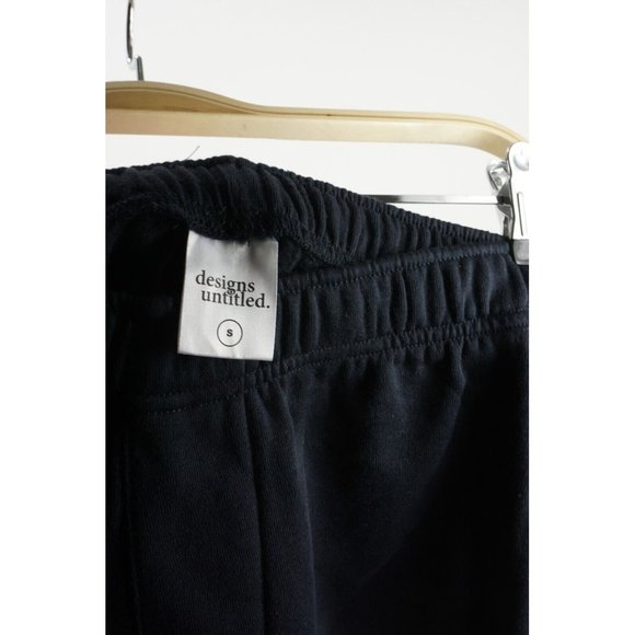 New Designs Untitled Circle U Untitled Men's Small Navy Blue Fleece Sweatpants - Picture 6 of 8